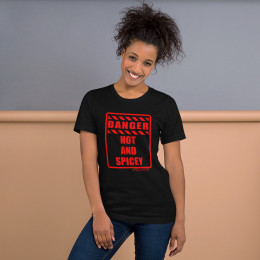 DANGER - HOT AND SPICEY - SHORT SLEEVE UNISEX T-SHIRT